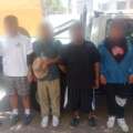 Detienen a cinco hombres por realizar pintas en vía pública en la colonia España